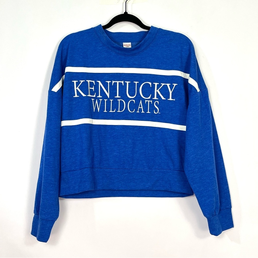 Sideline Apparel Royal Blue University of Kentucky UK Wildcats Swearshirt Sz M